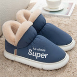 Winter Slippers Warm Waterproof Home House Shoes