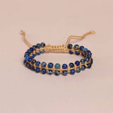 Turquoise Double Layer String Braided Bracelets