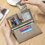 GENUINE LEATHER LONG STYLISH LARGE CAPACITY WALLET_CWAB3799