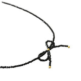 SIMPLE AND DELICATE BOW HANDMADE BEADED NECKLACE_CWAJE2136