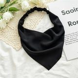 SOLID COLOR CHIFFON TRIANGLE SCARF HAIRACCESSORIES_CWAHA4154