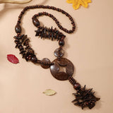 EXOTIC ETHNIC RETRO COCONUT SHELL SWEATER CHAIN_CWMM4392