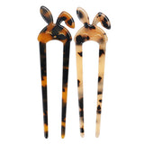 RABBIT HAIRPIN U SHAPED CUTE BUN HAIRPIN_CWAHA4221