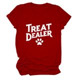 STYLISH CREW NECK SHORT SLEEVE TEE FOR WOMEN_CWDSD8365