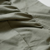 KITCHEN FLORIST WORK LINEN APRON WITH POCKETS_CWMM3295