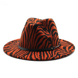 FASHION STRIPED WOOLEN HAT JAZZ HAT FELT HAT_CWAH2566