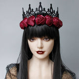 HALLOWEEN WITCH ROSE CROWN_CWMM0225