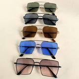 FLAT TOP FRAME SQUARE SUNGLASSES_CWASG0100