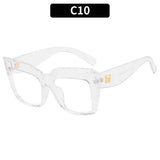 FASHIONABLE LARGE FRAME ANTI BLUE LIGHT GLASSES_CWASG0371