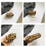 Leopard Print Fashionable Single-Shoulder Bag