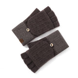 Winter Women'S Half Finger Flap Knit Gloves_Cwag0384