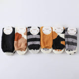 Women Home Padded Warm Coral Velvet Socks_Cwms0333