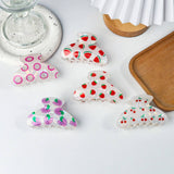 FRUIT PVC HAIR CLAW FALL WINTER HOT SELLING CLIP_CWAHA1274