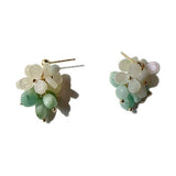 EARRINGS AND MINT HERB NECKLACE SET_CWAJE1708