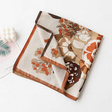 RETRO ART DECO SMALL SQUARE SCARF VERSATILE_CWASC0925