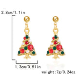 NEW CHRISTMAS BELL ASYMMETRICAL EARRINGS_CWAJE2388
