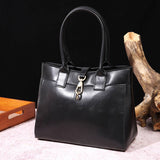Retro Wax Large-Capacity Shoulder Bag_Cwab0922