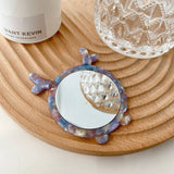 CUTE ANIMAL ACETATE MINI MAKEUP MIRROR PORTABLE_CWMM6391