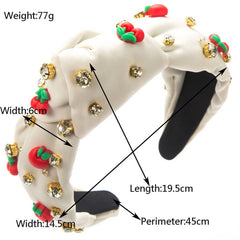 HAND SEWN RHINESTONE HEADBAND_CWAHA1782