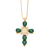 Virgin Mary Cross Necklace