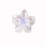 CANDY COLOR PLUMERIA HAIR CLAW SWEET FLORAL CLIP_CWMM4985