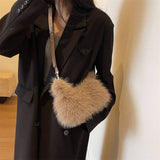 Winter Faux Fox Fur Single Shoulder Plush Bag_Cwab3943