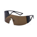 ONE LENS SUNGLASSES LARGE FRAME SPORTS SUNGLASSES_CWASG0582