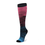 NEW GRADIENT MIXED COLOR COMPRESSION SOCKS_CWMS1884