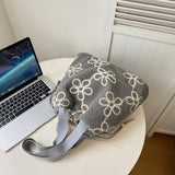 PLUSH FUR BUCKET BAG WOMEN FASHION TOTE BAG_CUAB00577