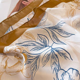 SILKY PRINT SCARF WRAP CHIC BEACH SUN COVER_CWASC0523