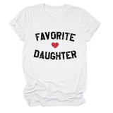 Trendy Short Sleeve Top For Women, Print Design