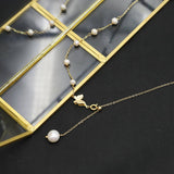 Womens High-End Natural Pearl Necklace