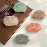 SHELL ACETATE HAIR CLAW OCEAN CHIC CLIP_CWAHA5748