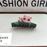 PANDA ACETATE HAIR CLAW CUTE CHINESE STYLE CLIP_CWAHA5750