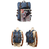 MEN S WATERPROOF CANVAS TRAVEL BACKPACK_CWAB5539