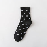 Women'S Fashion Heart Cotton Middle Socks_Cwms1416