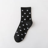 Women'S Fashion Heart Cotton Middle Socks_Cwms1416