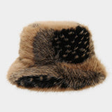 Women¡¯S Fuzzy Plush Bucket Hat Winter Warm_Cwah04785