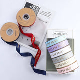 GOLD STAMPED THREADED RIBBON DIY BOW RIBBON_CWMM5778