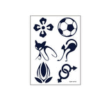 GARDENIA BLUE JUICE TATTOO STICKERS WATERPROOF_CWMM8359
