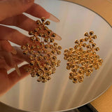 PERSONALIZED FLOWER NICHE CREATIVE EARRINGS_CWAJE2351