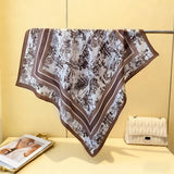 Cityscape Herringbone Faux Silk Square Scarf_Cwasc03437