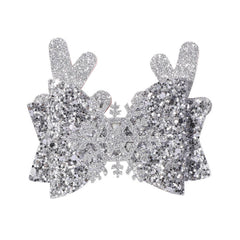 CHRISTMAS ANTLER BOW CLIP FOR KIDS PARTY_CWAHA6692