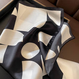 MINIMALIST SPRING AND SUMMER POLKA DOT PLAID SCARF_CWASC0628