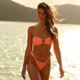 SWIMWEAR WOMEN FLORAL PRINT BIKINI FOR SUMMER_CWMW0195