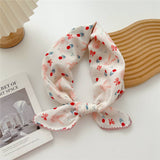 COTTON LINEN SQUARE SCARF FOR WOMEN S NECK WRAP_CWMS0672