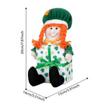 ST PATRICKS DAY GREEN LEAF FESTIVAL DOLLORNAMENTS_CWMM3447