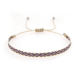 ETHNIC STYLE NYLON RIBBON RETRO HANDMADE BRACELET_CWMM3870