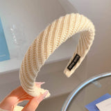 FASHION WIDE BRIM BLUE HEADBAND HAIRPIN HEADDRESS_CWAHA4026