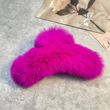 REX RABBIT FUR CLAWS ELEGANT MIXED COLOR CLIPS_CWASC1591